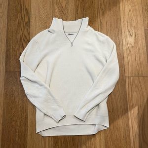 Zara Cream Quarter-Zip - XL